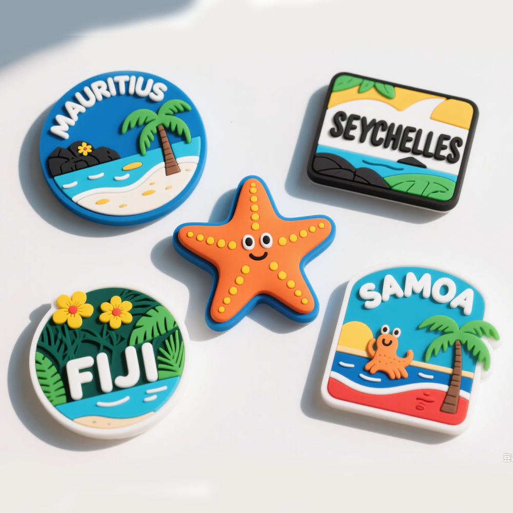 Manufacturers Custom Promotional Cartoon Logo Design Refrigerator Magnet 2D 3D Rubber Pvc Soft Fridge Magnet for Souvenir