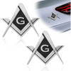 Wholesales Customization Masonic Freemason Metal Chrome Car Emblems Auto Badge