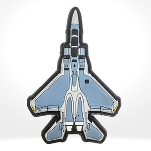 Custom 3D PVC Designer Airplane Patch Pvc Badges Rubber Iron on Patches for Clothing Backpack Bags