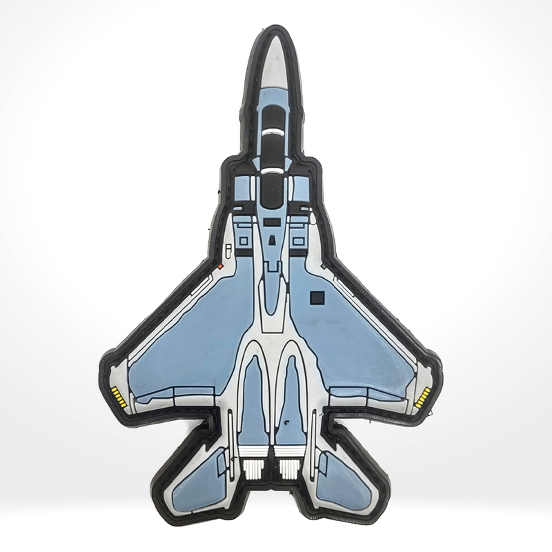 Custom 3D PVC Designer Airplane Patch Pvc Badges Rubber Iron on Patches for Clothing Backpack Bags