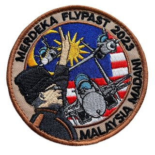 Colors Embroidery Country Flag Element Patch of Malaysia Multiple Choice Round Tactical Malaysia Flag Patch for Jackets Shirt