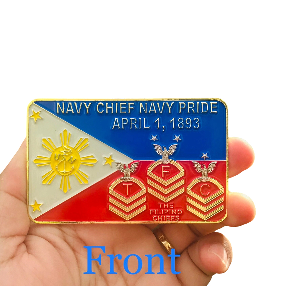 Manufacturer Custom Philippines Challenge Coin Metal Zinc Alloy Gold Plated Double Side 2d 3D Logo Letter Enamel Coin Collections with Box