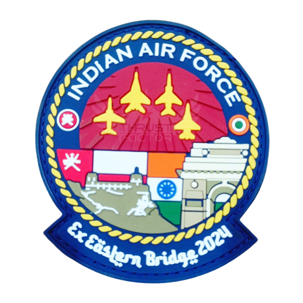 Factory PVC India Indian Country Flag Aviation Patch, PVC Country Flag Hook and Loop Patches for Backpacks Jackets Hat