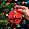 Christmas PVC Toy Gingerbread Man Pendant Polymer Clay Dolls Xmas Tree Hanging Decoration Home Soft Pottery Craft Ornament