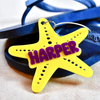 Sea Creatures Name Tag for Beach Tote, Ocean Theme Backpack Tag, Lunchbox Identifier, Birthday Party Favors Pvc Keychain