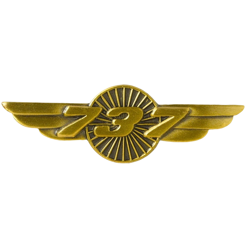 Wholesale Custom Airbus Boeing Metal Collectible Aviation Souvenir Pins Zinc Alloy Wings Pin For Souvenir Gifts