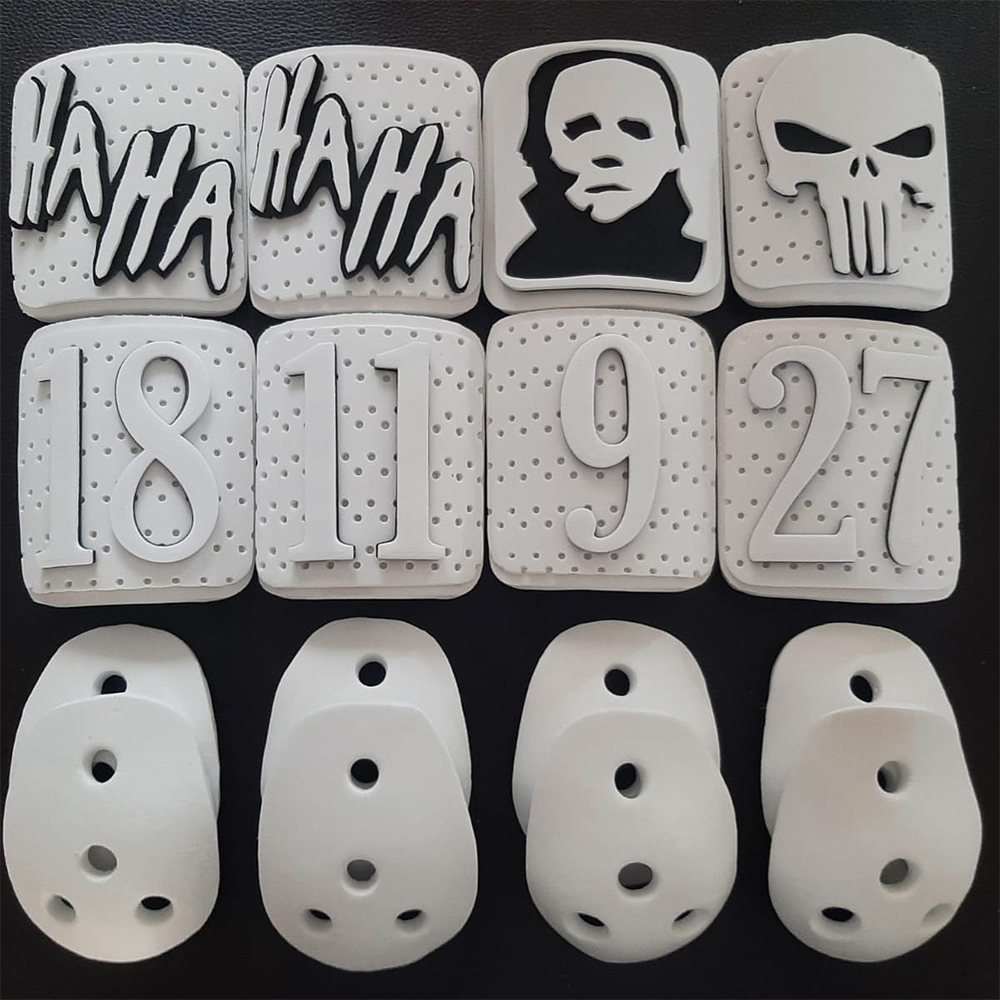 Good Quality Custom 3d Pvc Rubber Label Patch Machine Velcro Soft Pvc Patches for Rugby protective shield