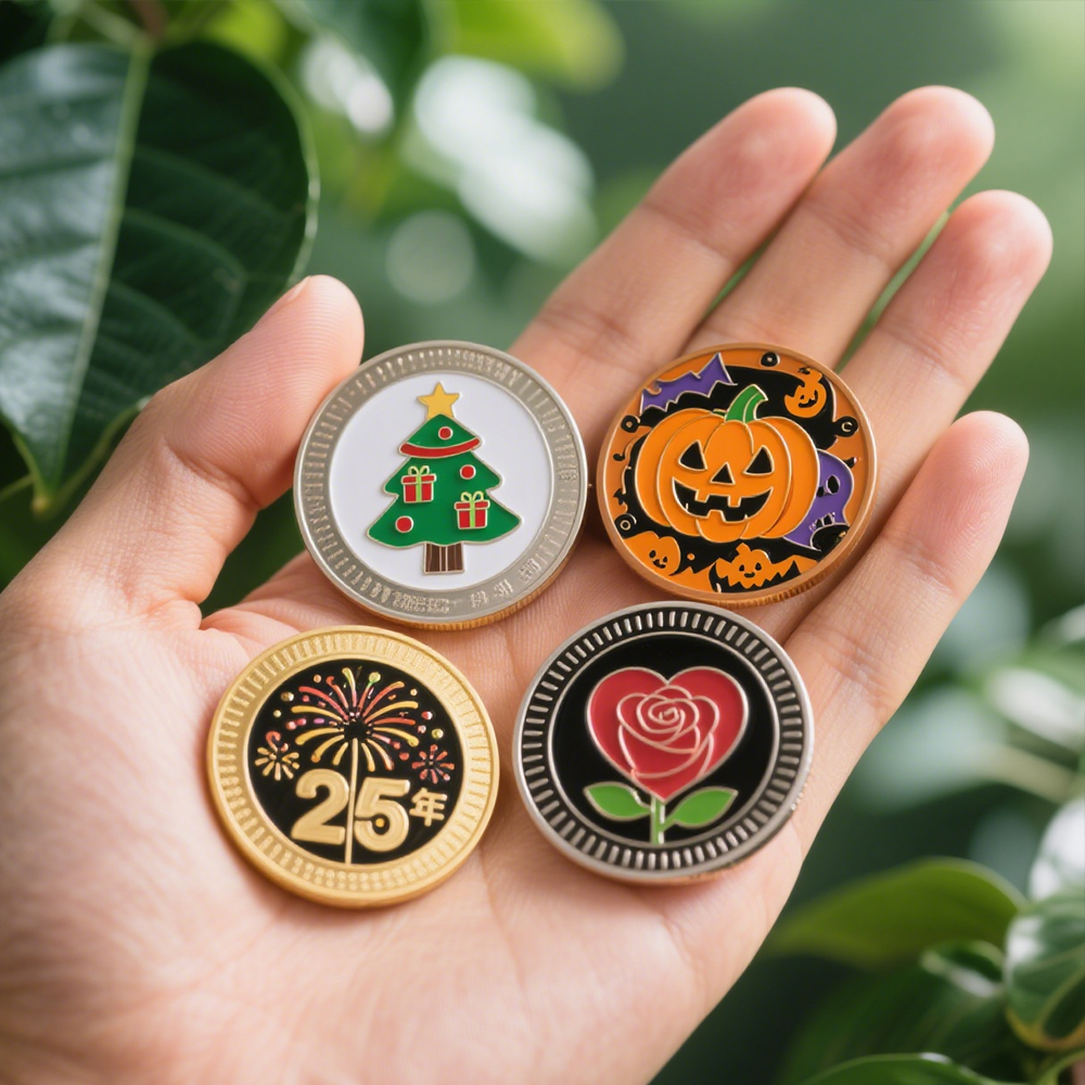 Custom logo 2d 3d Die Stamped Enamel Commemorative Zinc Alloy Challenge Coin for Games