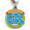 Marathon 6k Glitter Medal