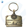 Navy Metal Keychain