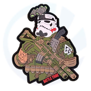 3D Soft Silicon Rubber Logo Patches Custom PVC Patch