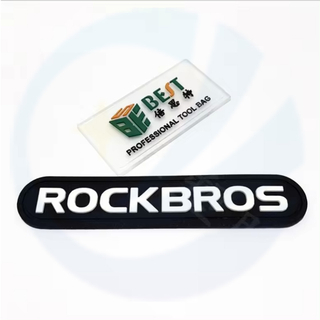 No Minimum No MOQ Clothes Custom 3D PVC Patch Soft Silicone Rubber Patch