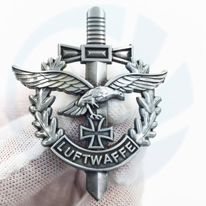 Custom Metal Fake, Movie Props WW2 German Air Force Luftwaffe Pin Badge