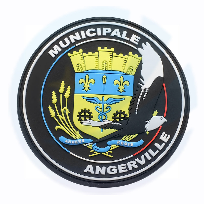 PVC Soft Silicone Patch for Government Department Uniforms