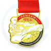 Ribbon Award Factory Custom Die Cast Medallion Metal Martial Arts Taekwondo Jujutsu Kung Fu Medals