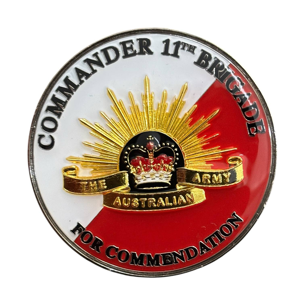 Custom Australian Aviation Challenge Coin – 3D Embossed Collectible Emblem for Aviation Fans and Collectors