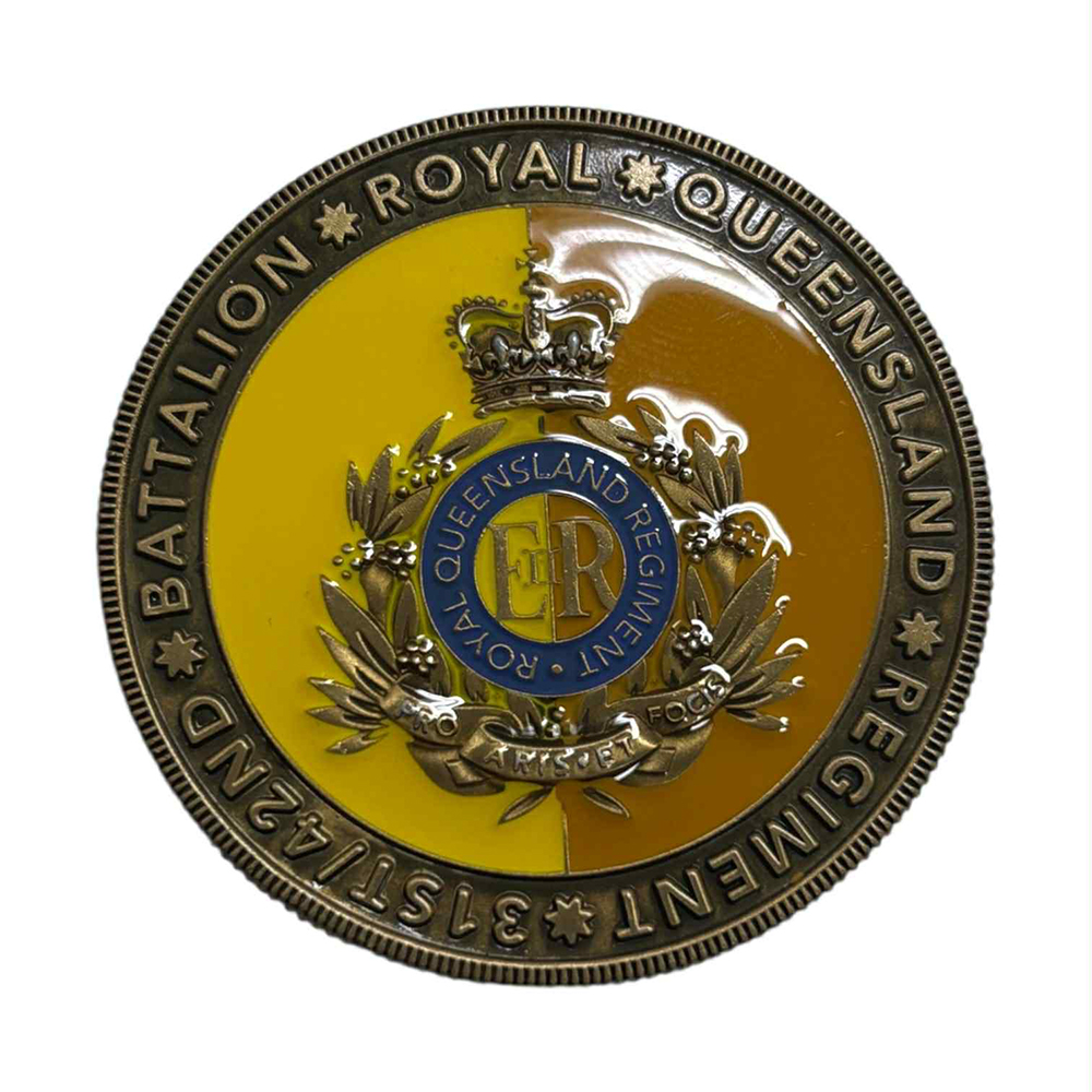 Australia Aviation Challenge Coin Custom 3D Soft Enamel Coin for Commemorative and Collectible Use