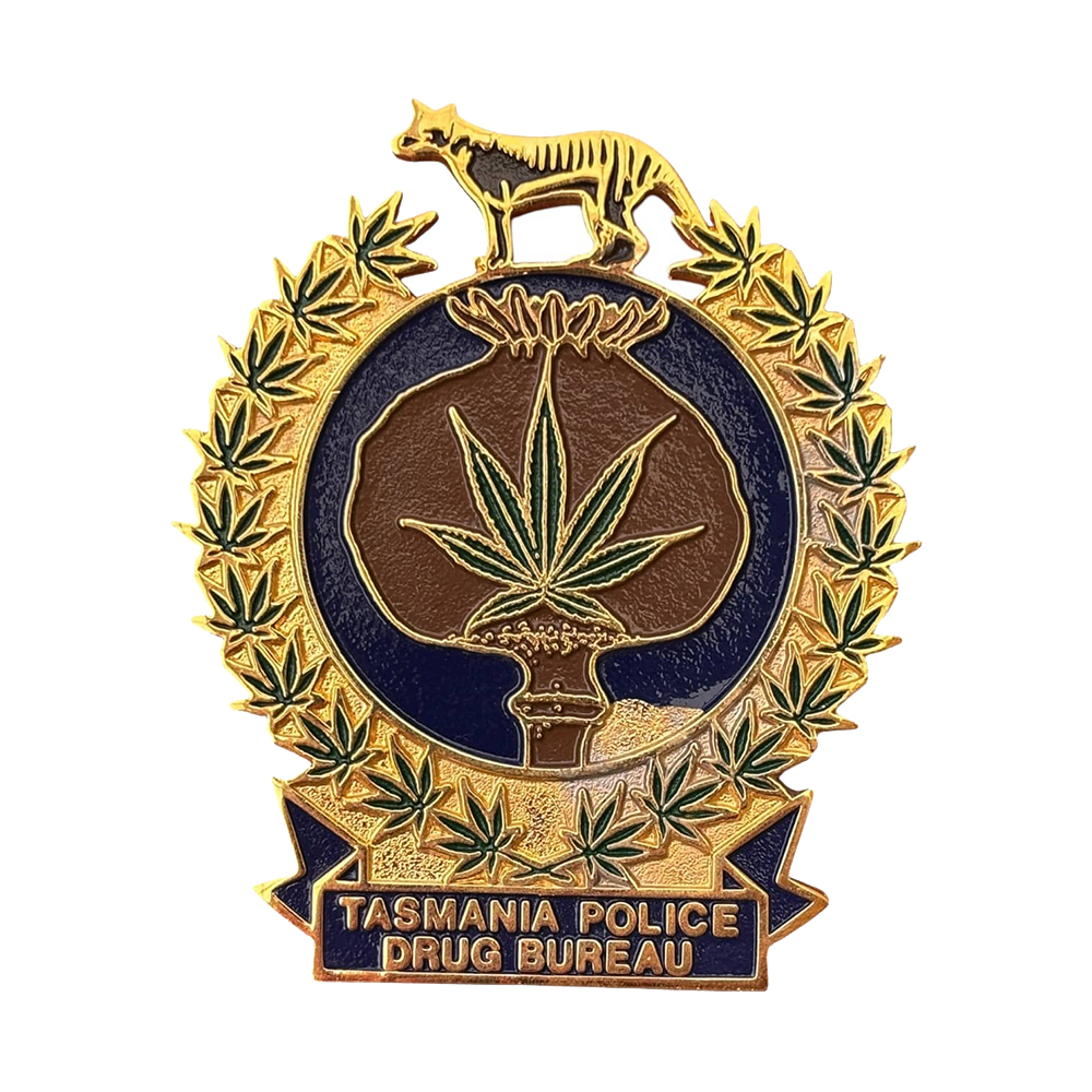 Custom Australia Northern Territory Metal Plaque Badge – 3D Embossed Design for Collectors and Display