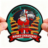 Festive Santa Badge Perfect for Holiday Decor