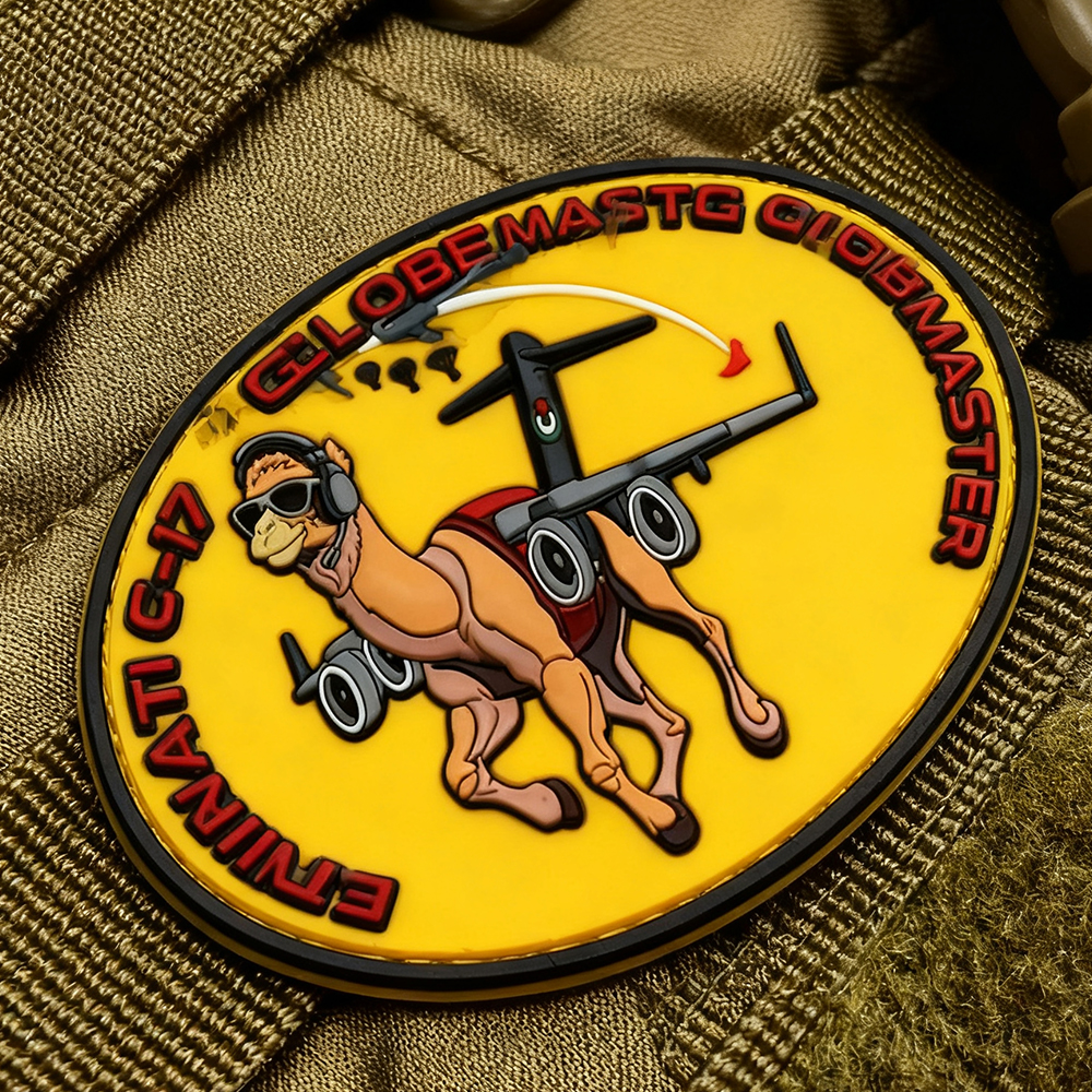 Emirati Flight Group PVC Patch Soft Rubber Emblem for Gear