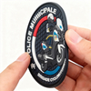 Custom 3D PVC Motorcycle Club Patch Soft Rubber Badge with Hook and Loop Backing for Jackets Bags and Rider Gear