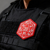 Custom RPG D20 Dice PVC Patch – Soft Rubber 3D Gaming Emblem for Tabletop & Cosplay Accessories