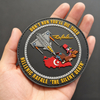 Turkey Flight Team Ghost Bird 3D Soft PVC Rubber Patch Personalized Logo Aviation Style Patch for Collectors