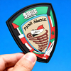 Custom Saudi Arabian Embossed Logo PVC 3D Rubber Patch Personalized Soft PVC Badges for Clothing and Garment Accessories