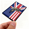 Custom Shooter PVC Patch Soft Rubber Morale Badge with Hook and Loop Backing for Tactical Outdoor Gear and Jackets