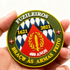 Custom Marine Corps 400th Anniversary PVC Patch 3D Soft Rubber Emblem with Hook and Loop Backing