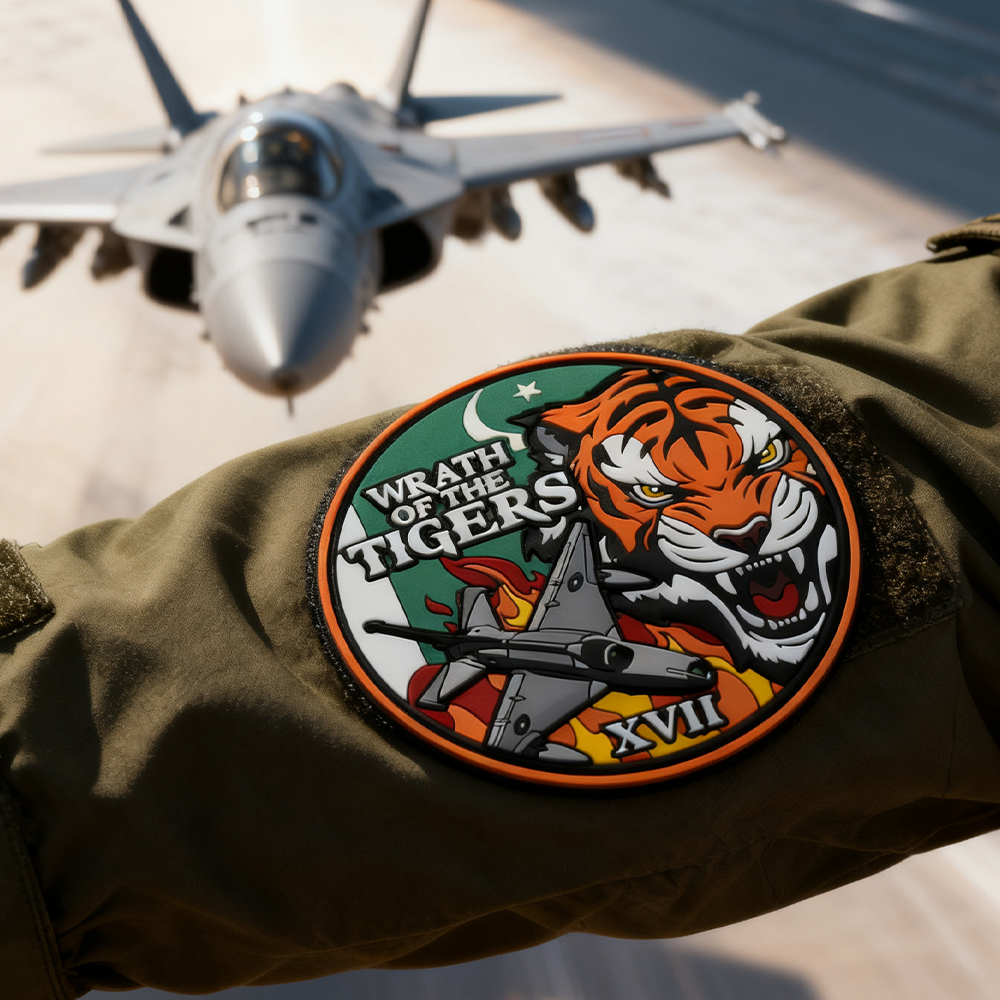 Pakistan Wings Division PVC Patch Custom Logo Factory Supplier Durable Waterproof Rubber Badge