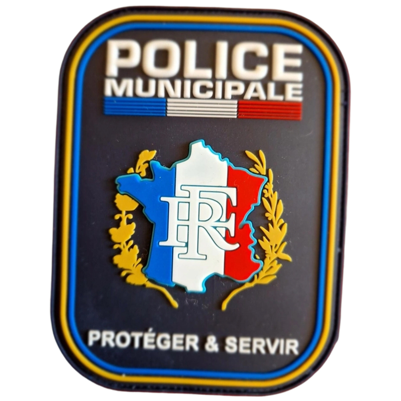 Custom UBAS PM Style PVC Patch Currency Design 3D Soft Rubber Logo Badge for Jackets Backpacks and Workwear