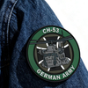 Custom German Helicopter PVC Patch Embossed 3D Rubber Aufnäher Logo for Jacket Backpack and Flight Gear