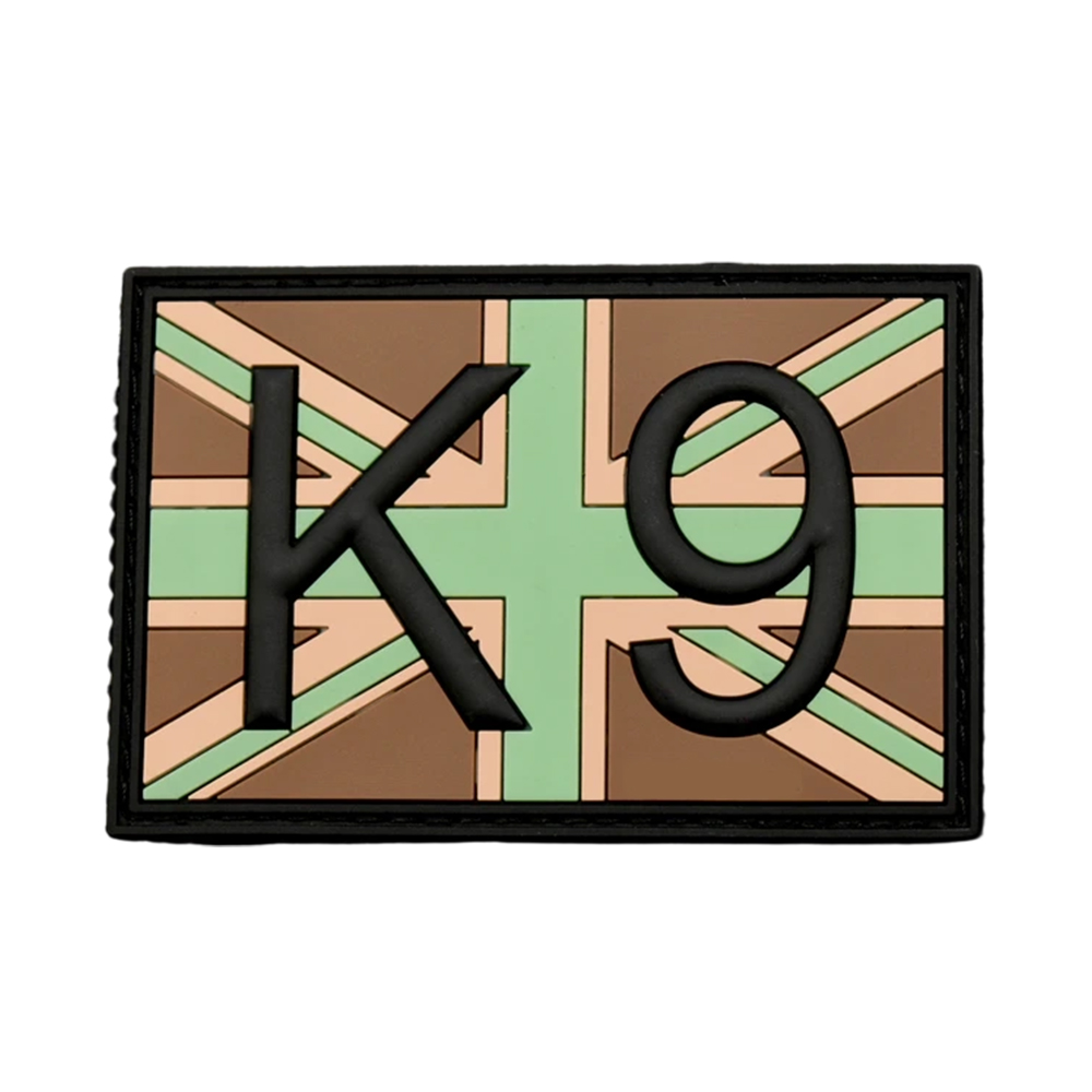 K9 UK Us Flag 3D PVC Morale Patch – Dog Handler Rubber Badge with Hook Loop for Backpacks Jackets Outdoor Gear