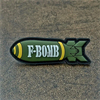 F-Bomb Tactical PVC Patch Heavy Duty Hook Loop Morale Badge for Backpacks Jackets Outdoor Gear