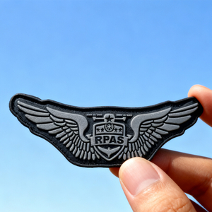 Custom Brazil Emblem Monochrome PVC Patch with Velcro Minimalist Rubber Flag Patch for Bags and Jackets