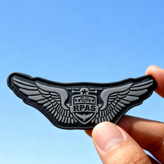 Custom Brazil Emblem Monochrome PVC Patch with Velcro Minimalist Rubber Flag Patch for Bags and Jackets