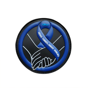 French Fallen Heroes PVC Patch Never Forgotten Soft Rubber Emblem Custom Memorial Badge Tribute Patch for Bags Apparel Backpacks Gear