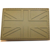 Custom United Kingdom Flag PVC Patch 3D Embossed Union Jack Rubber Label Soft PVC Badge for Jackets Backpacks and Clothing