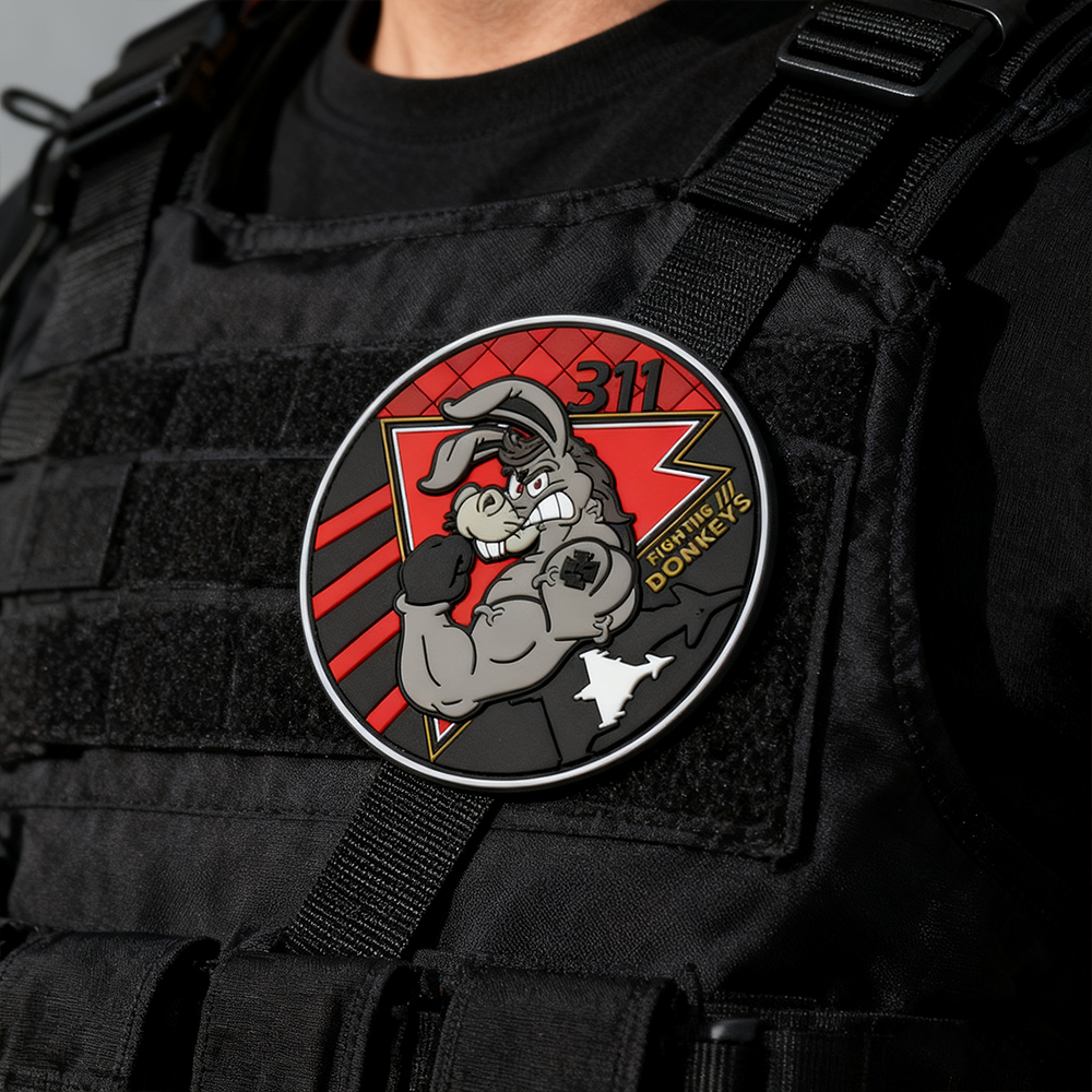 Custom German Aviation Unit PVC Patch 3D Soft Rubber Flying Wings Badge for Jackets Bags Uniforms and Collectors