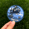 Custom Czech Aviation Unit PVC Patch 3D Rubber Badge with Hook Backing