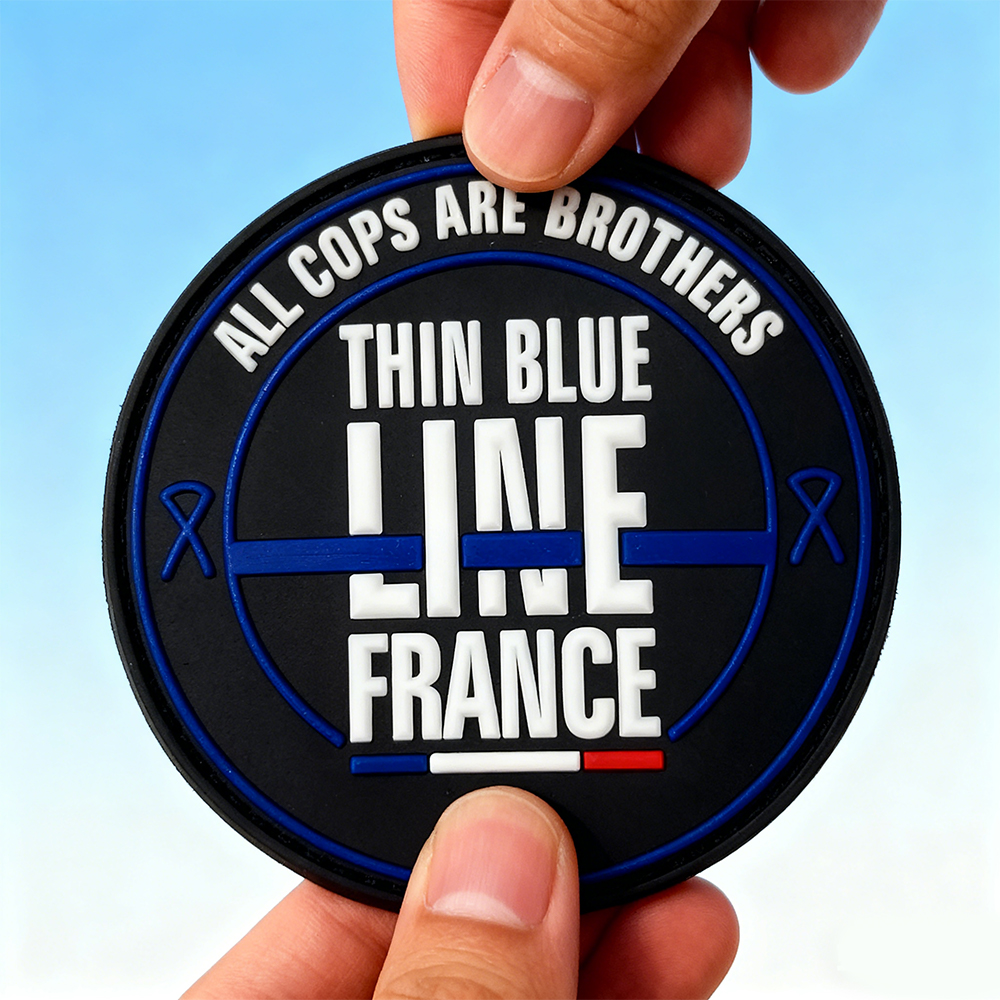 Official TBLF Logo PVC Patch Soft Rubber Emblem Brotherhood Theme Unity Message Badge Custom Durable Patch 