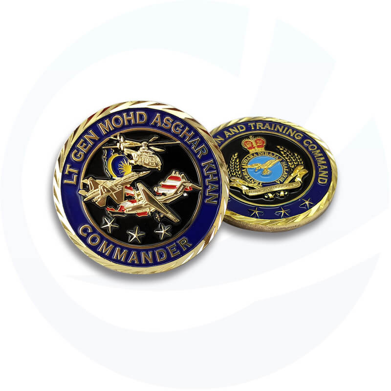Double Metal Large Challenge Coin