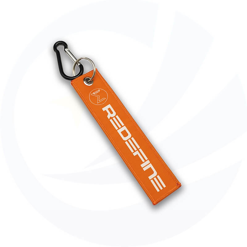 New PVC lanyard Embroidered keychain