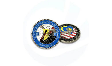 ​What are the craft types of custom challenge coin?