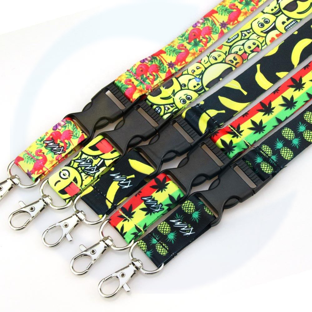 Lanyard Manufacturer Free Sample Promotional Cheap Custom Printed Polyester Neck Lanyard With Logo