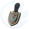 Badge Wholesale High Quality Custom Metal with Leather Iron Souvenir Love Europe Enamel Pin Badge Stamping Die Cutting Printing