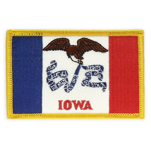 Customized Embroidered USA State Patches