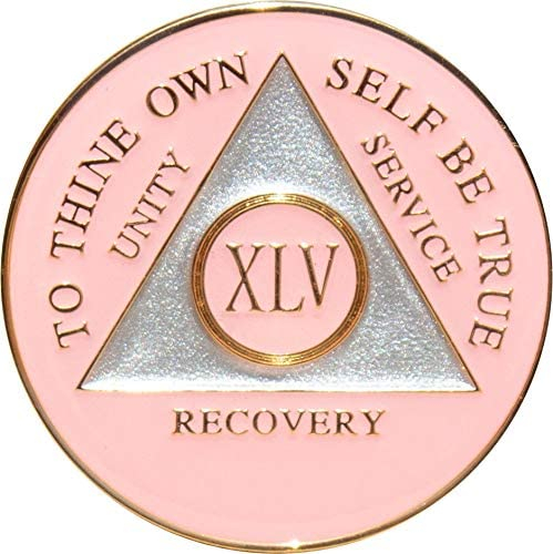 Glossy_Pink_-_45_Year_-_Recovery_Mint_Tri-Plate_AA_Medallion_Token_Chip_Coin_499x500