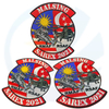 Malasian Military Style Patches Sarex Malsing